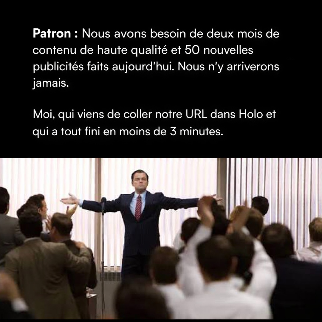 Holo Facebook ad