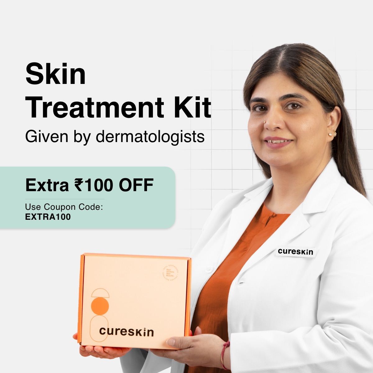 Cureskin Facebook ad