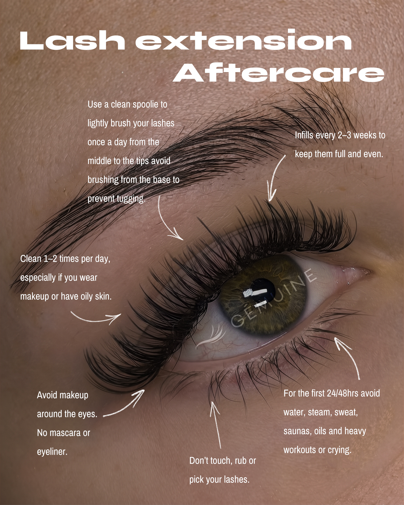 Gemuine Lashes Facebook ad