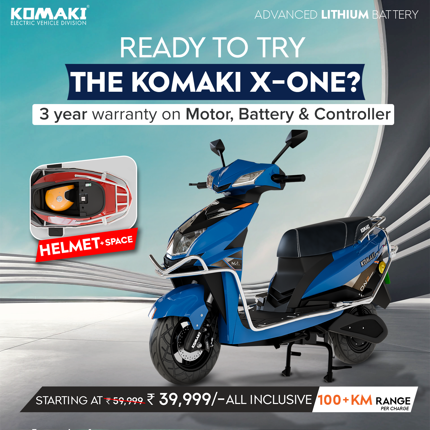 Komaki X-ONE Facebook ad