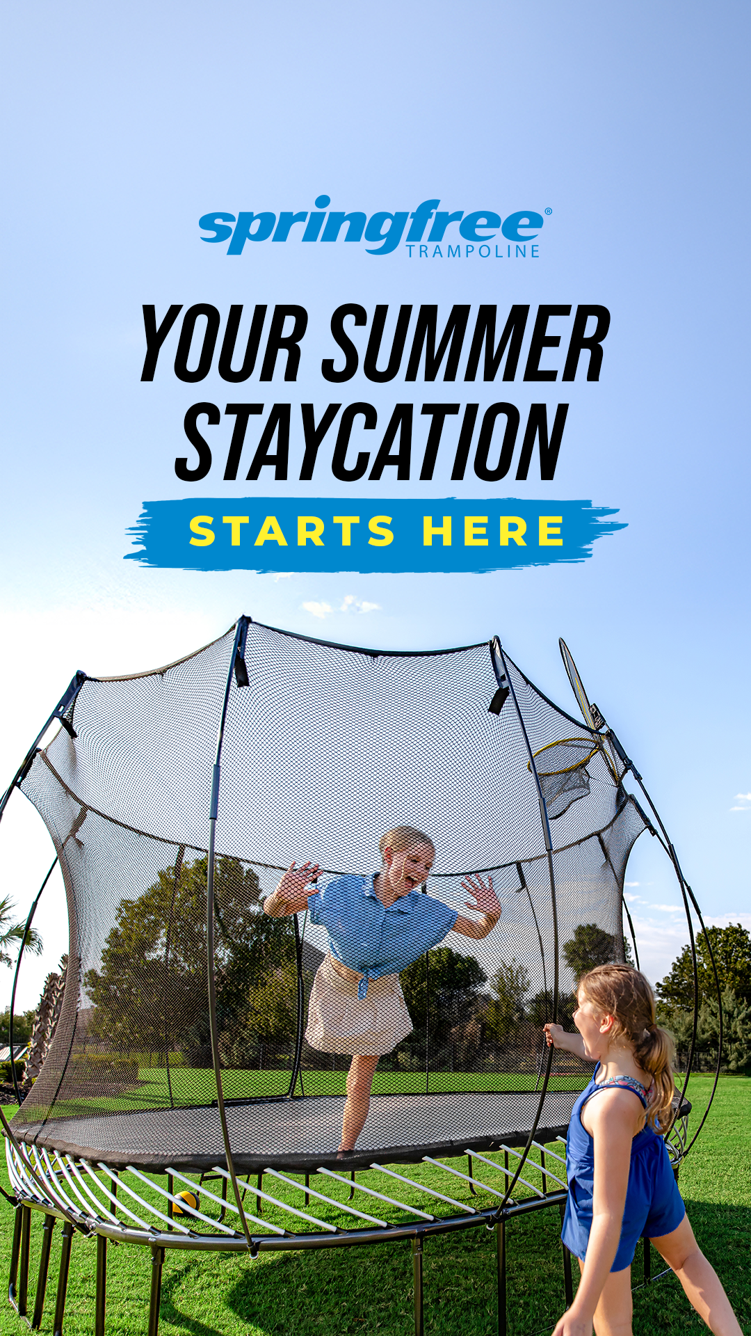 Springfree Trampoline Facebook ad from Jun 26, 2026