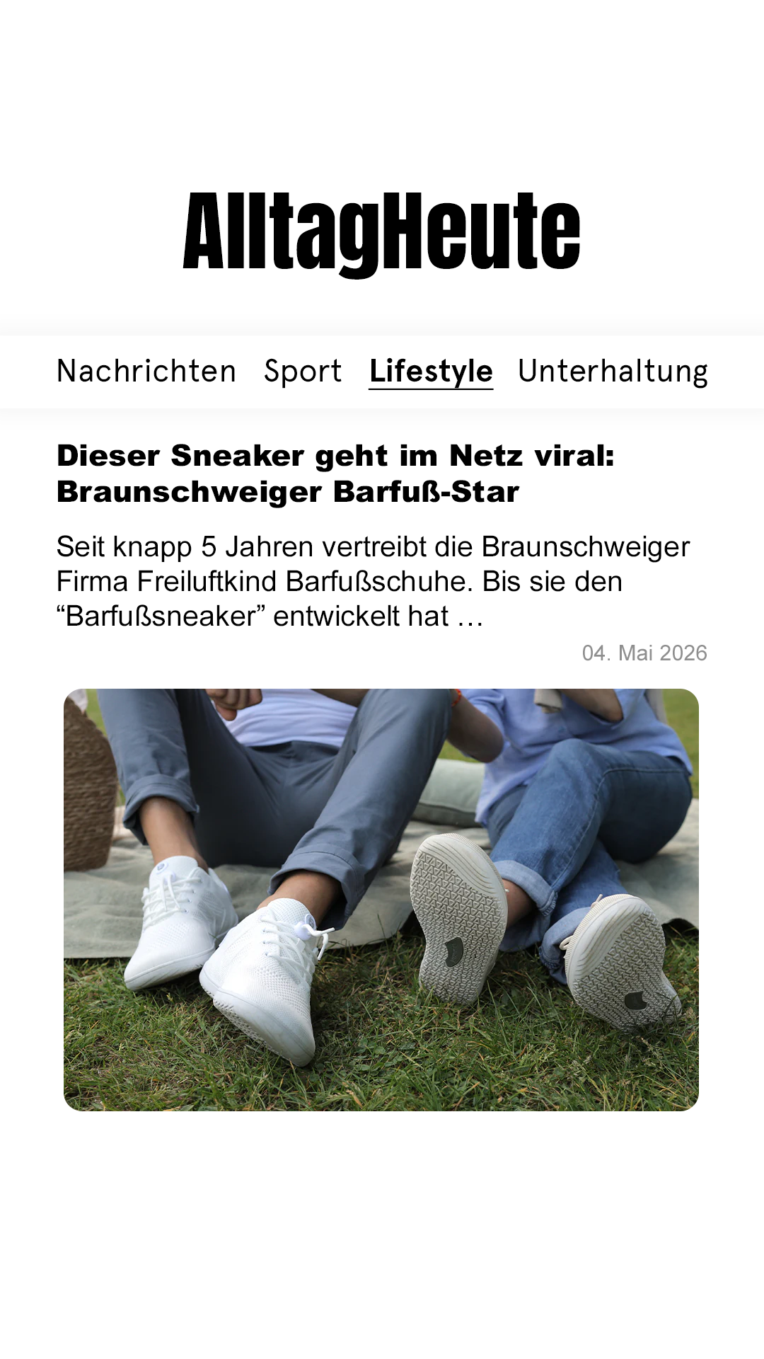Freiluftkind Facebook ad