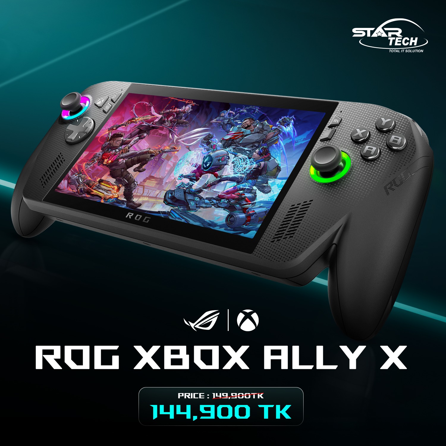 Star Tech Ltd. Facebook ad: ASUS ROG Xbox Ally X Gaming Console