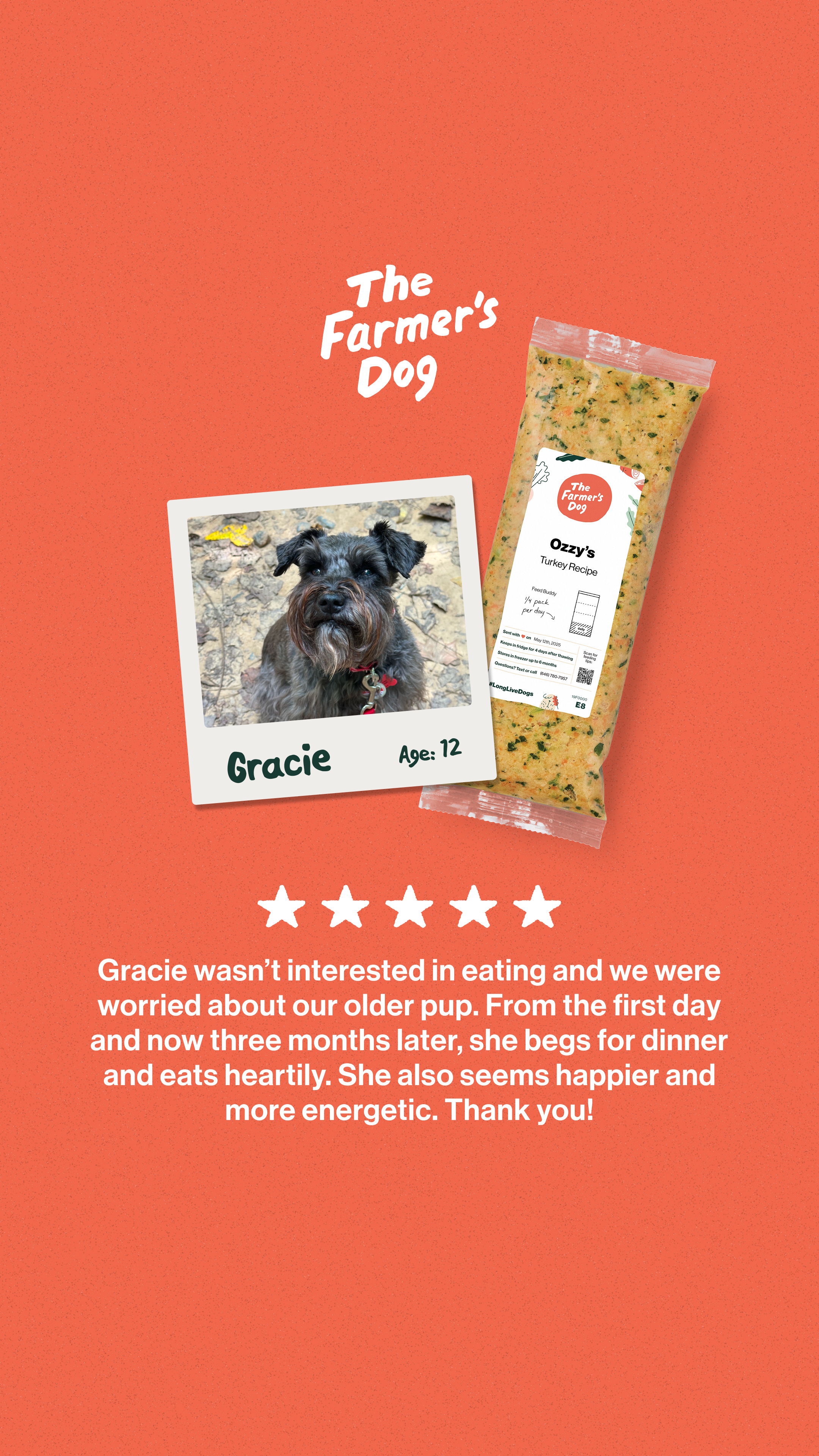 The Farmer's Dog Facebook ad