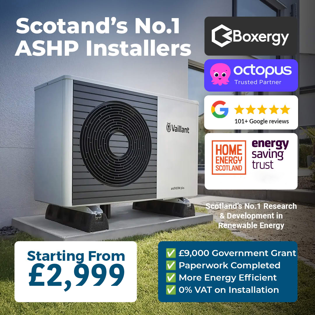 Boxergy Facebook ad: Switch to a Heat Pump From Just £2,999