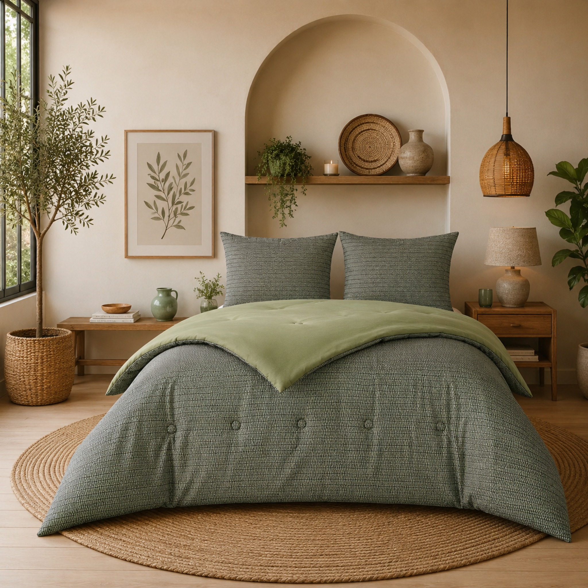 One2Nap Facebook ad: Hoesloze dekbedden, nu in promo -30%