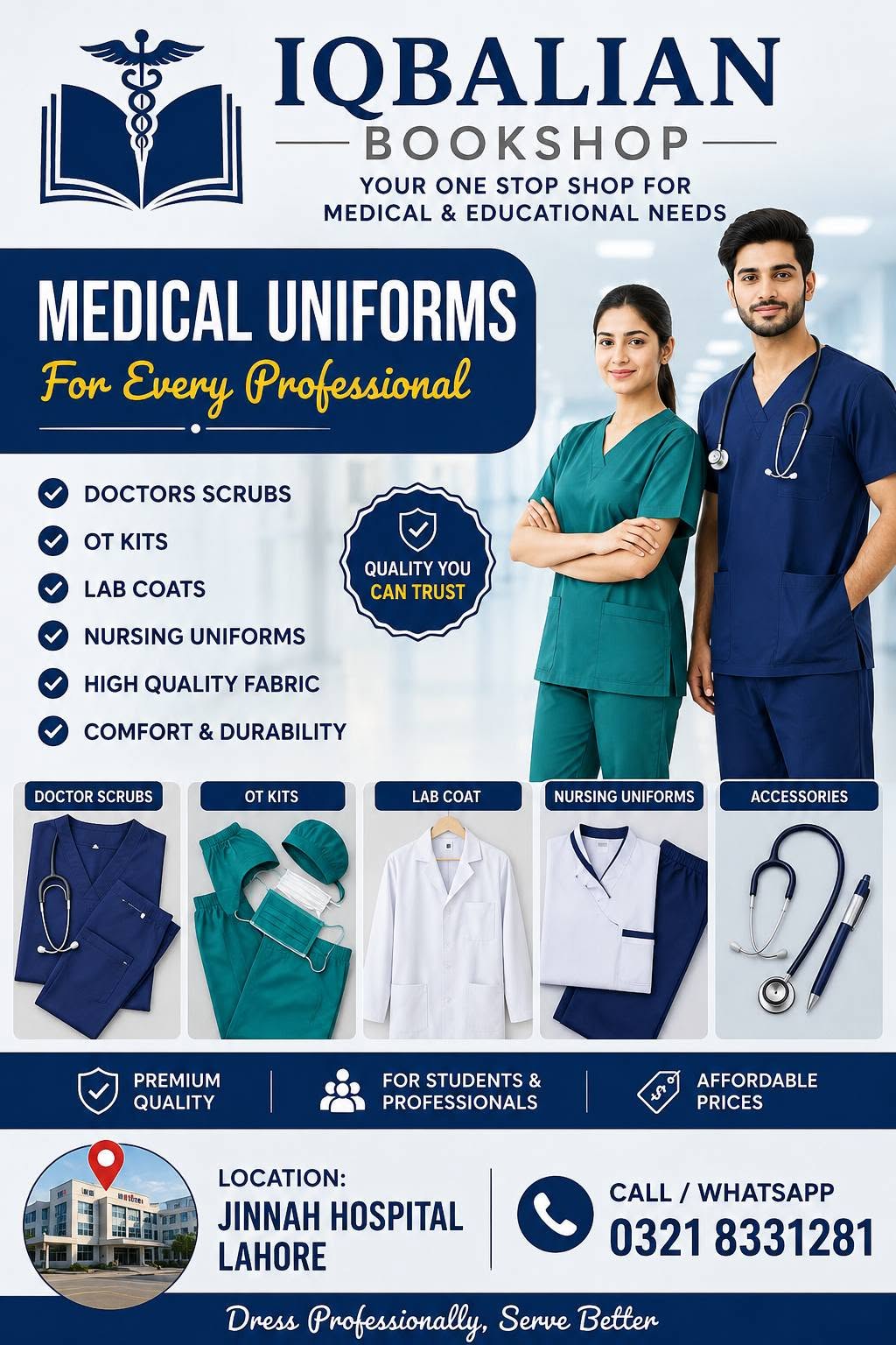 Iqbal Uniforms Facebook ad