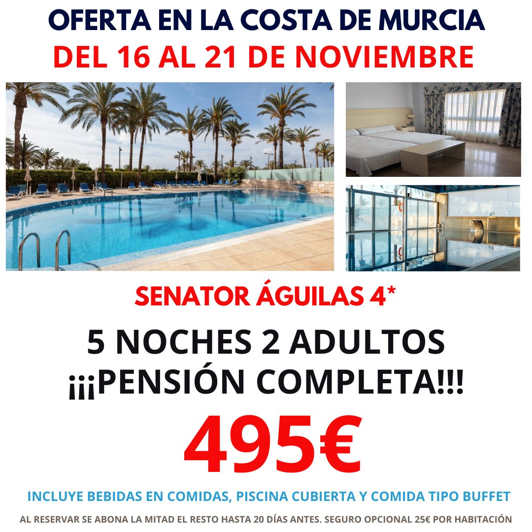 Viajotel Facebook ad: ¡¡¡OFERTA EN LA COSTA DE MURCIA!