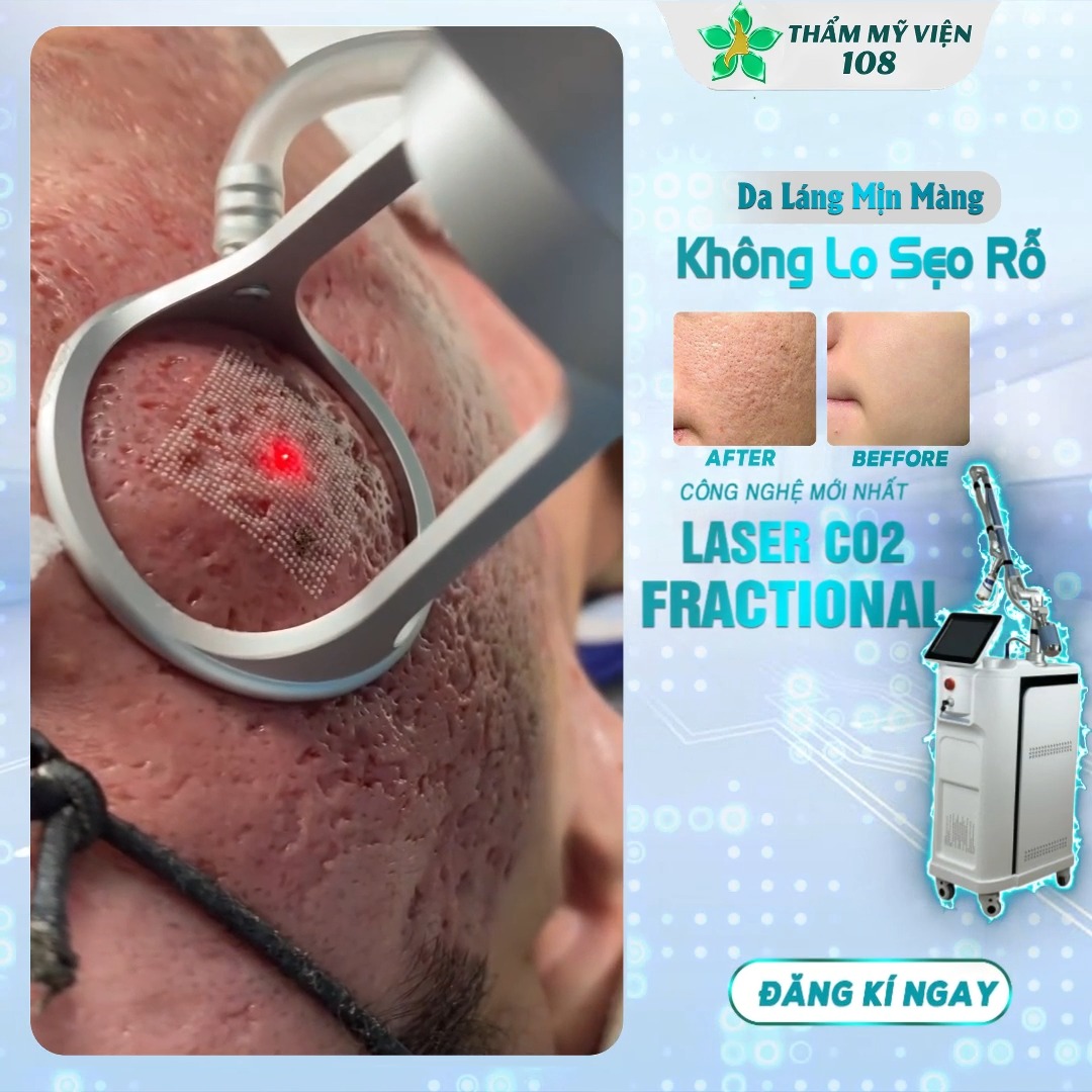 Viện Thẩm Mỹ 108 cơ sở Hà Nam Facebook ad: DA SẸO RỖ, THÂM MỤN LÂU NĂM?