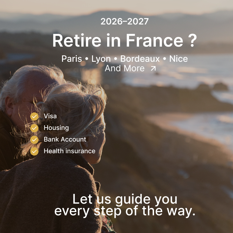 Expat Services France / Relocation / Homestays Facebook ad: Your French retirement, fully handled for 2026 or 2027!