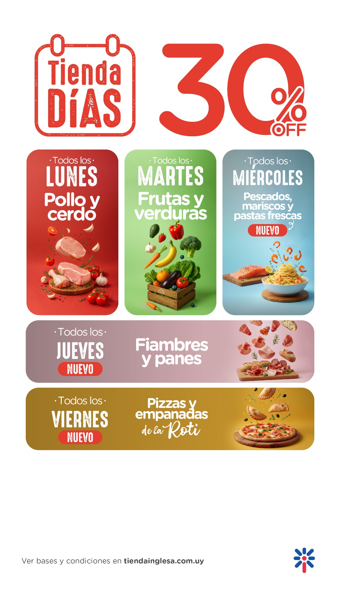 Tienda Inglesa Facebook ad: Tienda Días ahora con más días