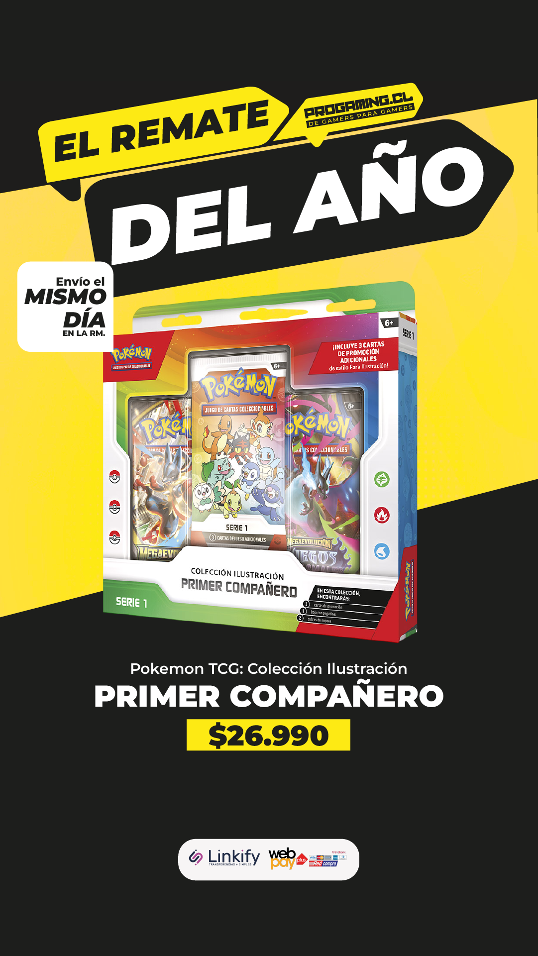 Progaming.cl Facebook ad from May 11, 2026