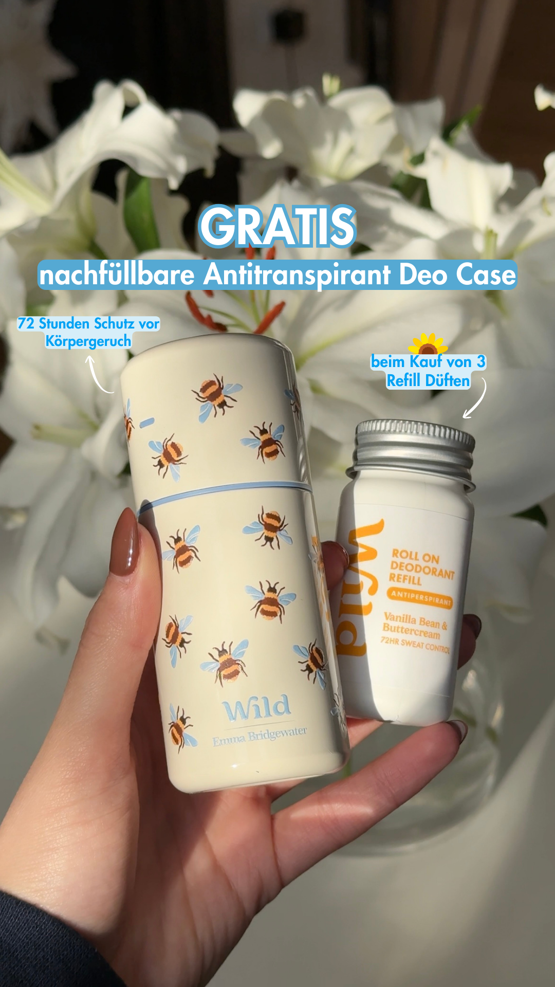 Wild Facebook ad: Nachfüllbares Roll-on Antitranspirant