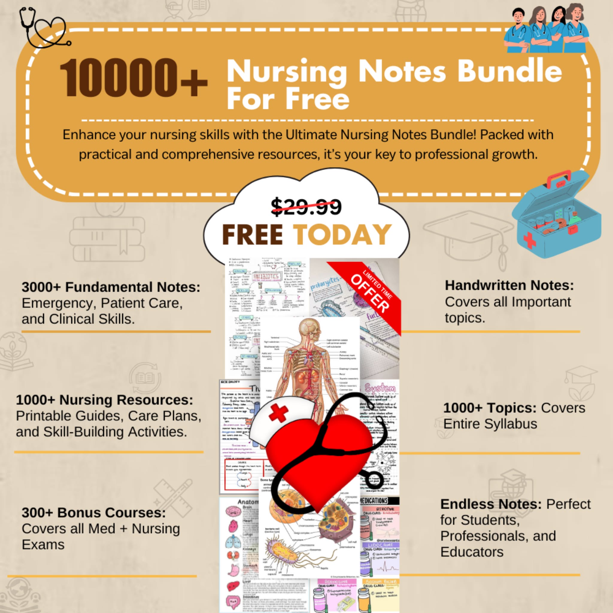 Dr Elina Facebook ad: Free Today!