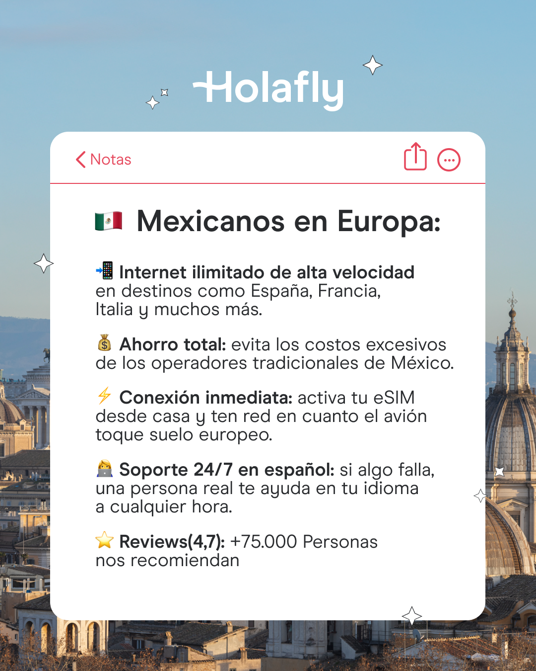 Holafly - Español Facebook ad
