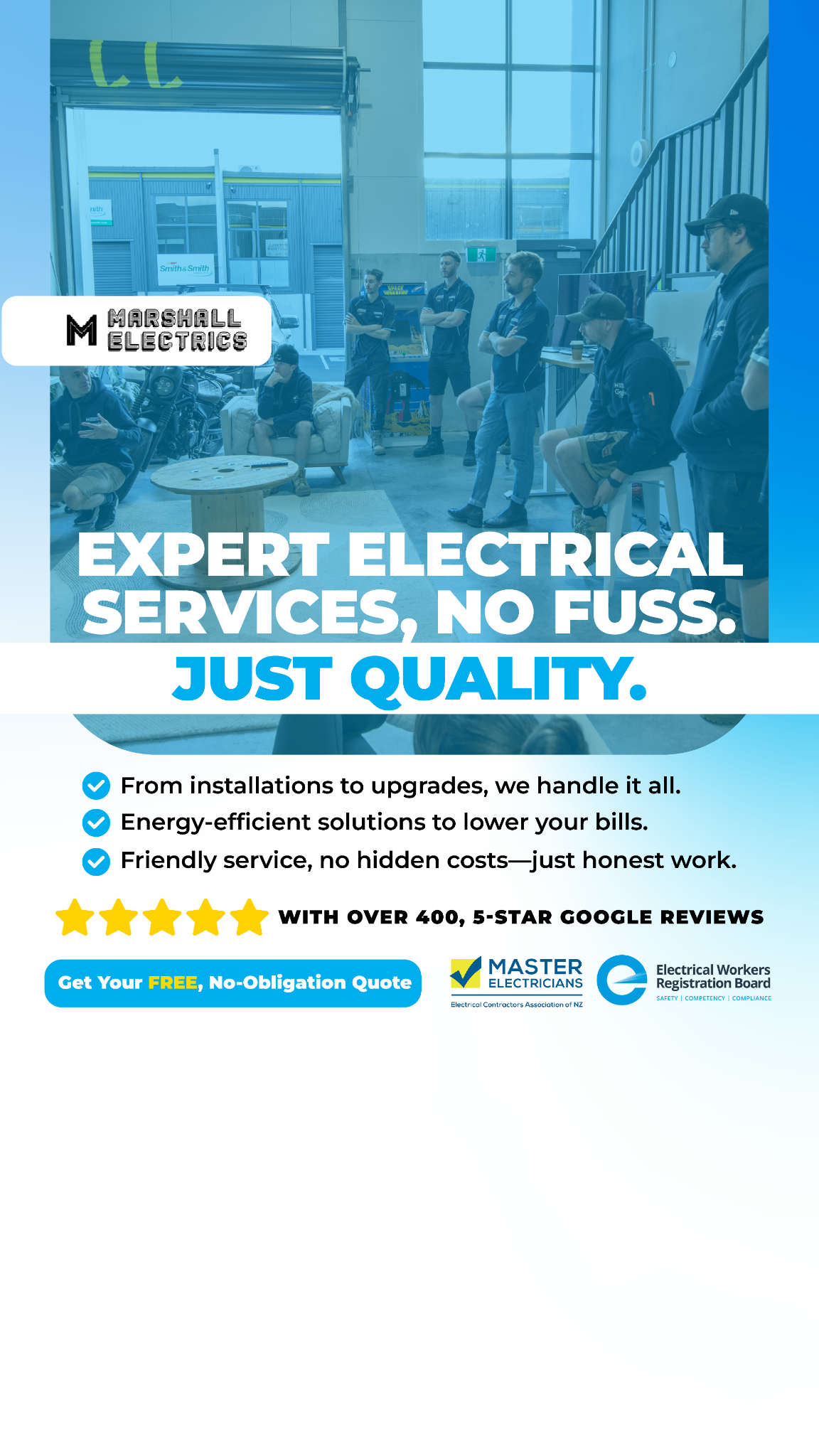 Marshall Electrics Ltd Facebook ad