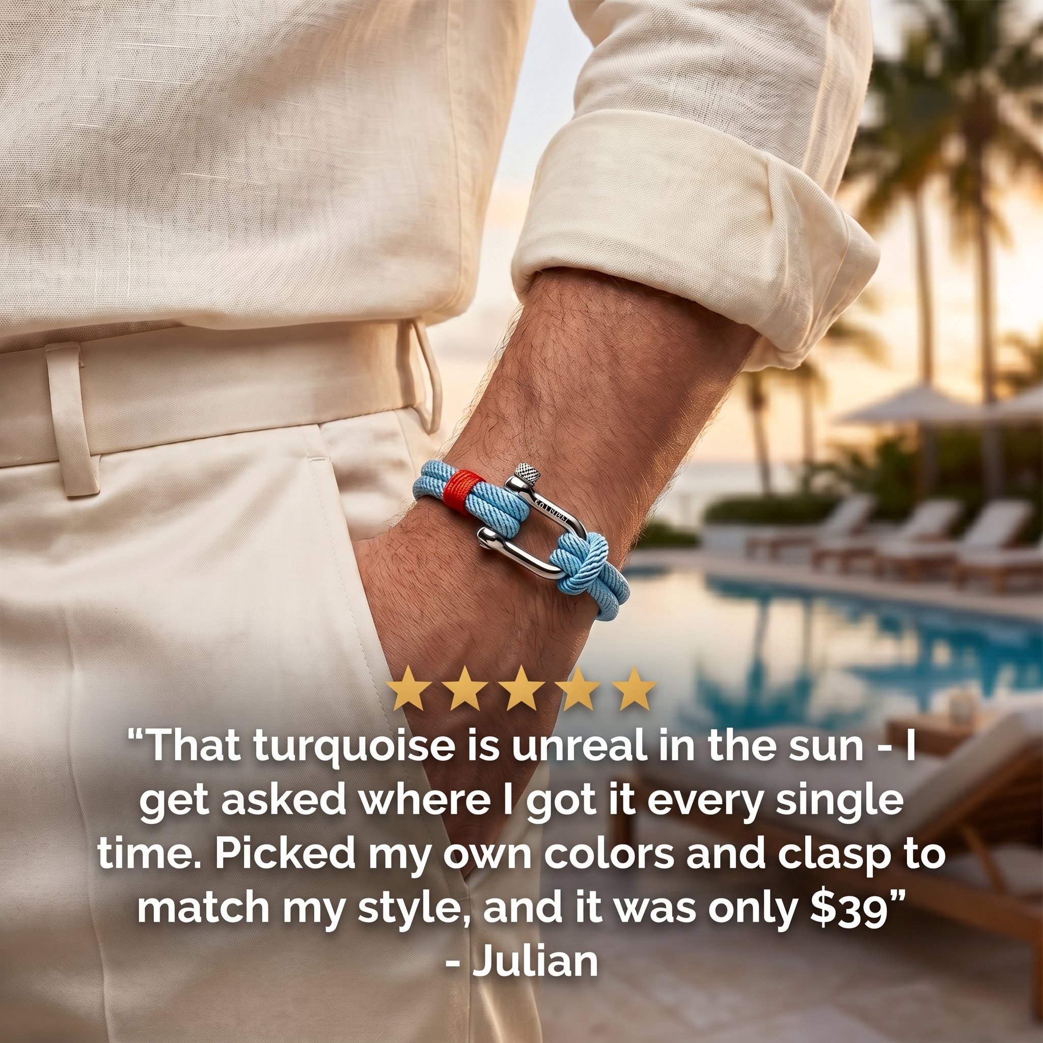 Caligio Facebook ad: Handmade Bracelet