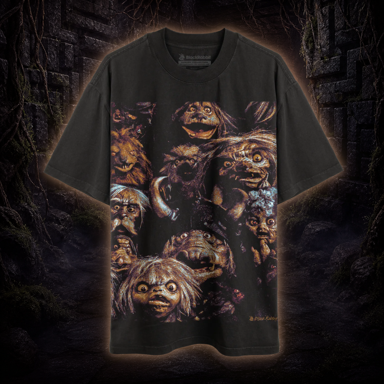 Black Rabbit Facebook ad: Labyrinth Goblins 1986 Retro Vintage Fantasy Movie Graphic…