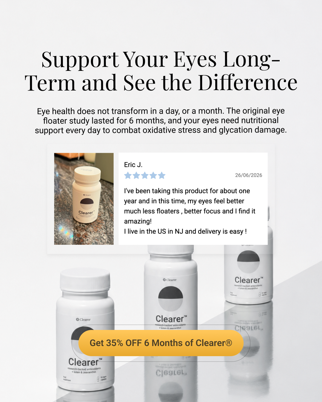 Clearer Eyecare Facebook ad