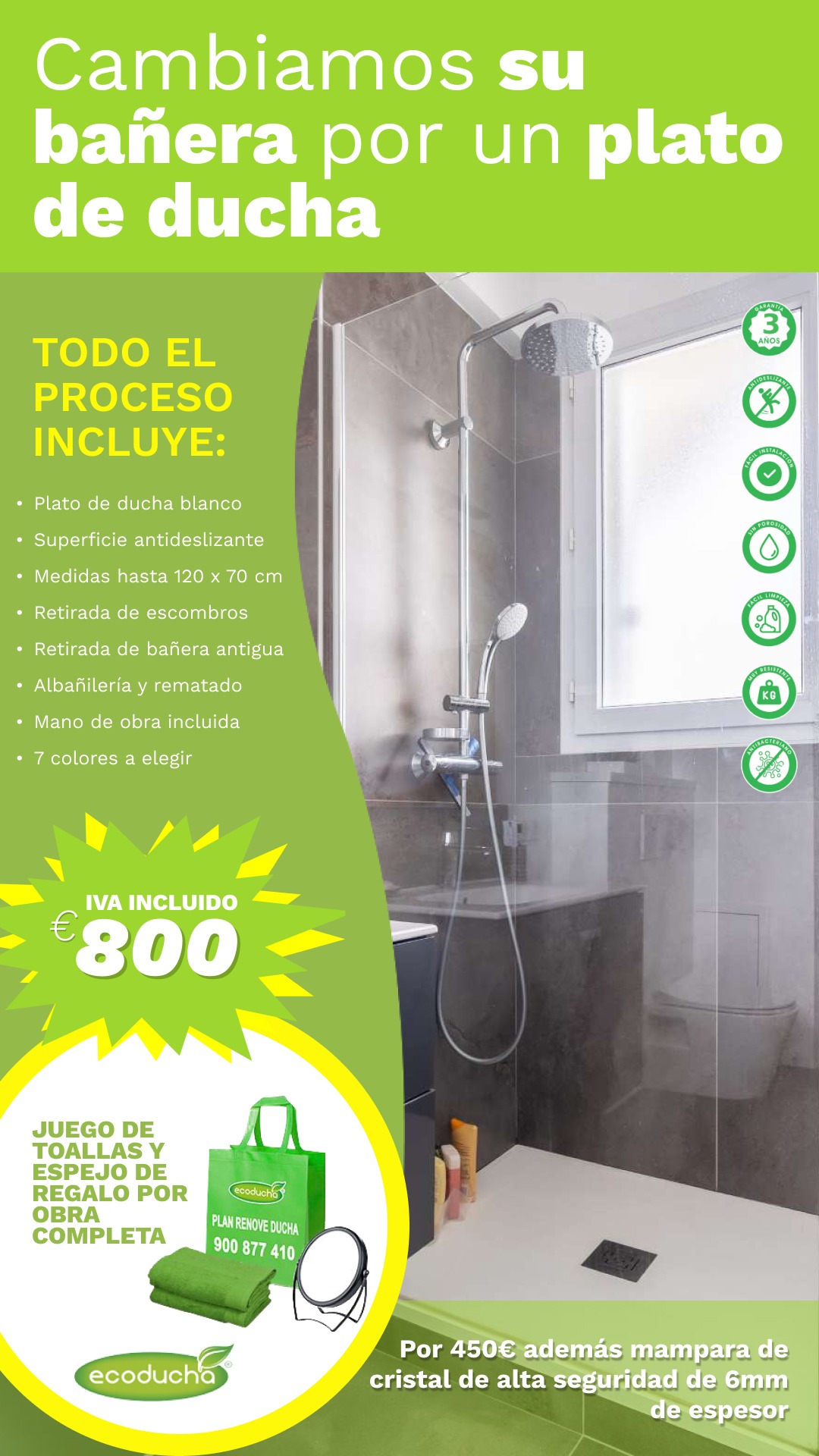 Ecoducha Facebook ad from Jul 22, 2025
