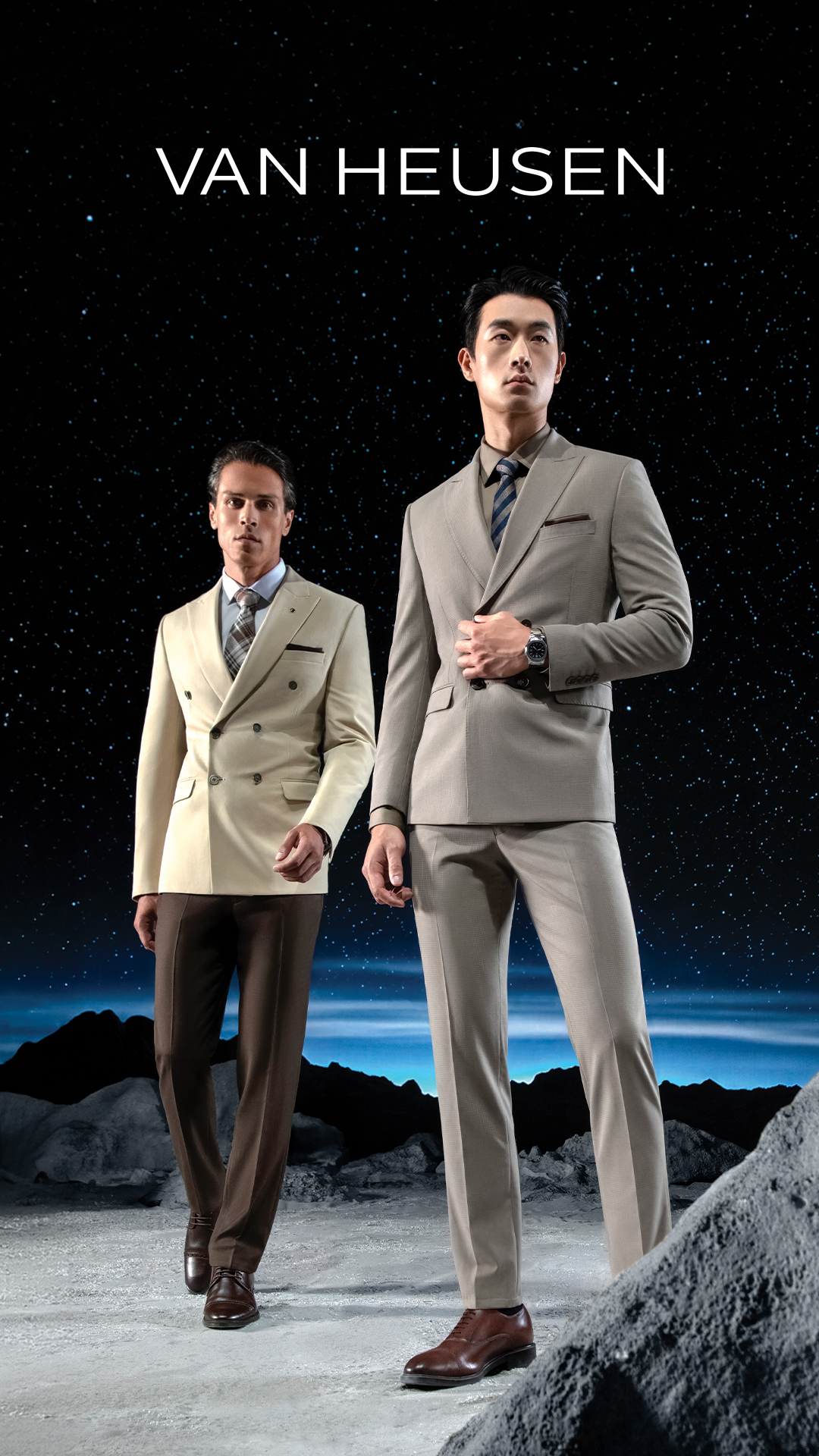 Van Heusen Facebook ad: Formalwear, Engineered Light