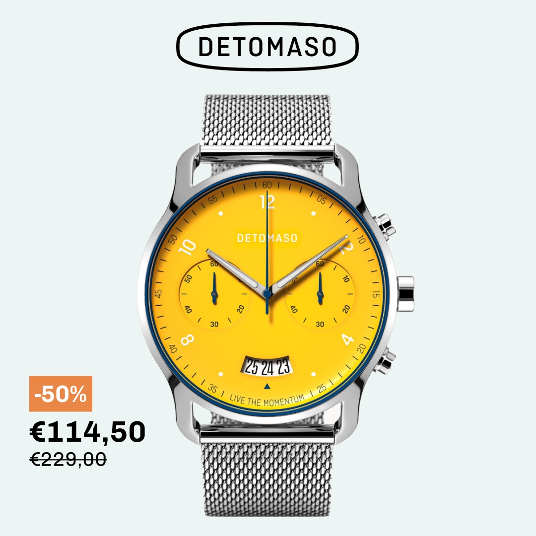 DETOMASO WATCHES Facebook ad