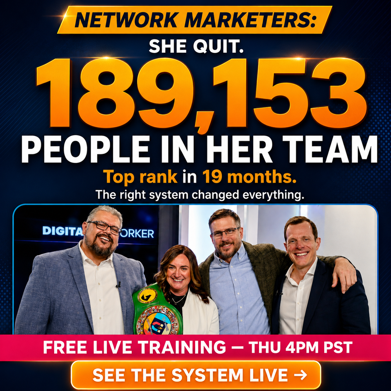 Attraction Marketing Facebook ad