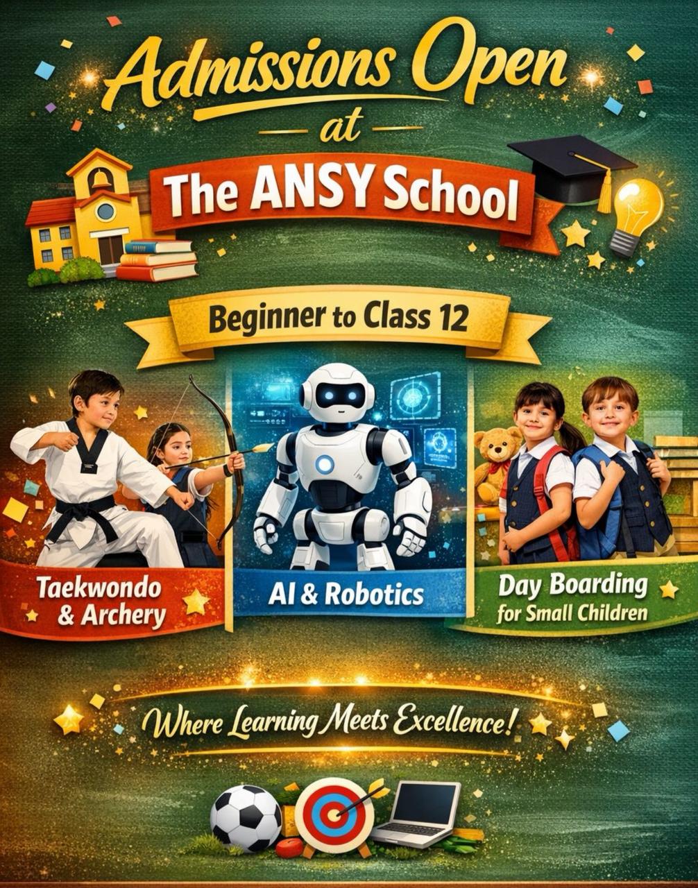 The ANSY School Facebook ad: Chat with us