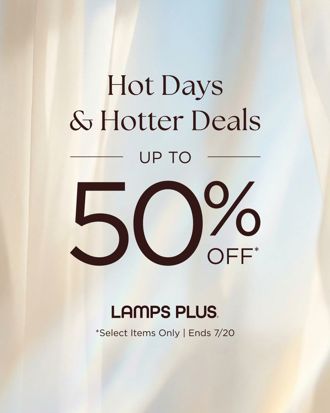Lamps Plus Facebook ad