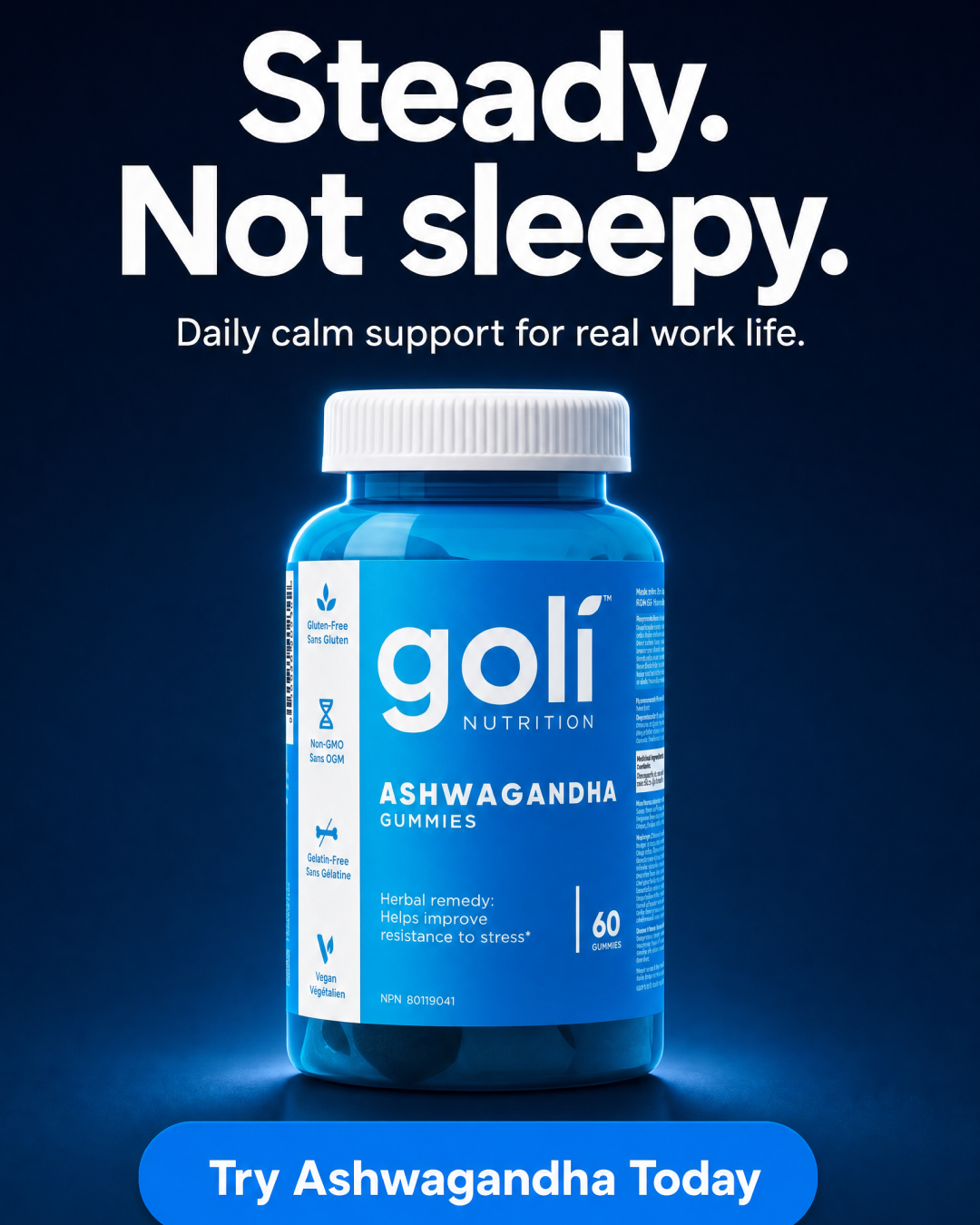Goli Facebook ad: America's #1 Ashwagandha Brand