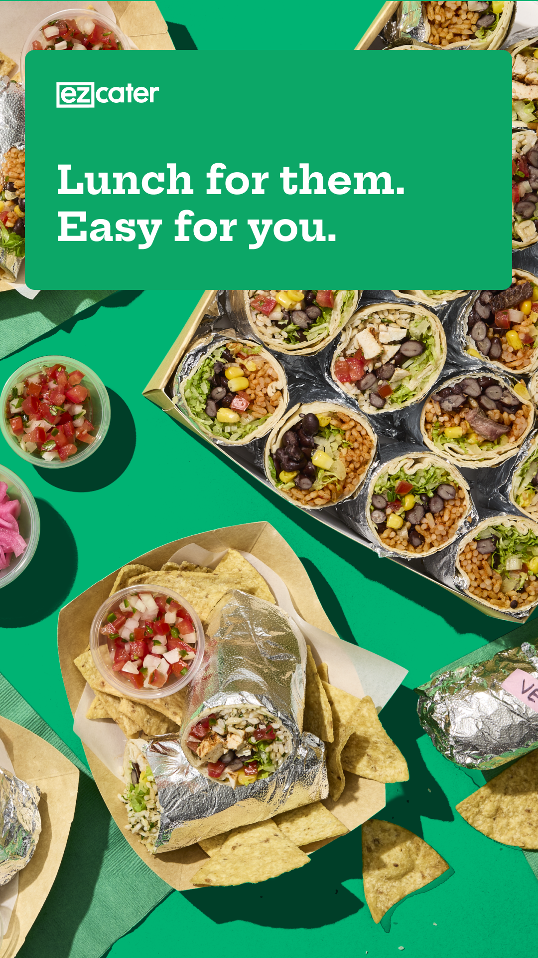ezCater Facebook ad