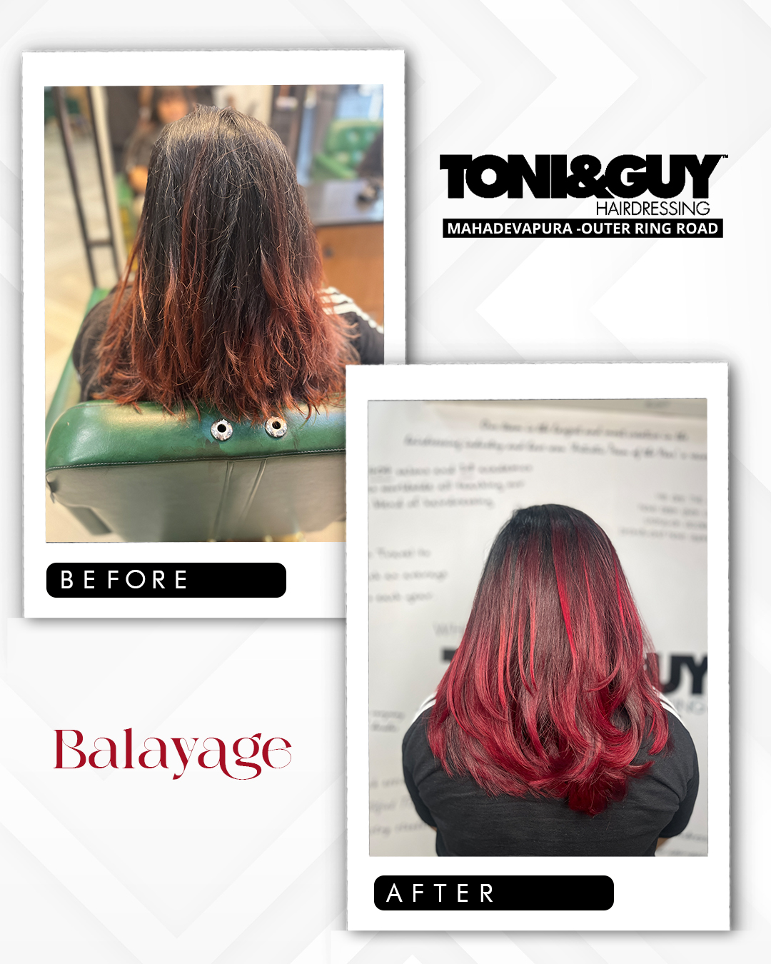 Toni&Guy Mahadevpura Facebook ad: One Flat Price โน3,499 for All Hair Colors!