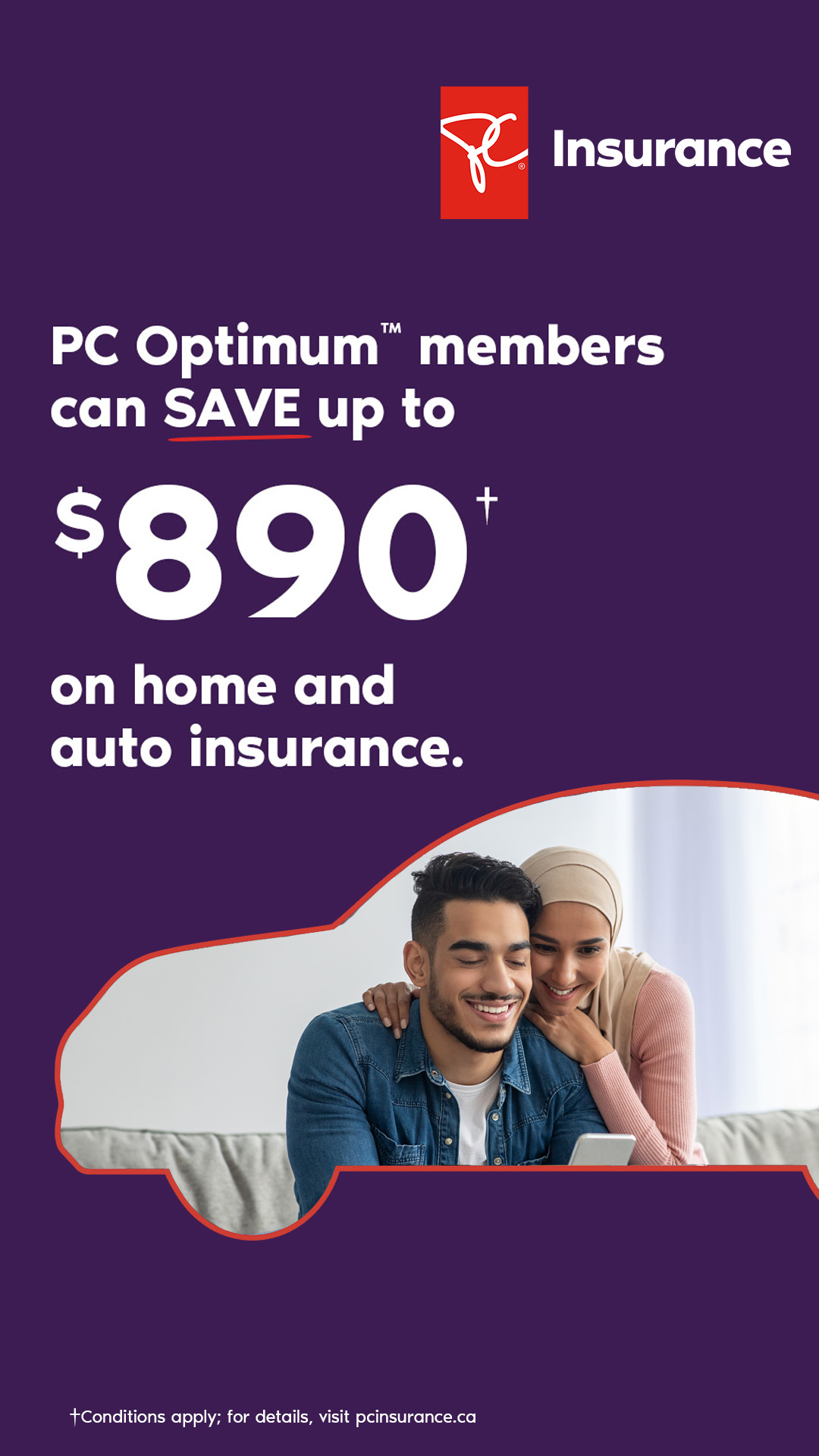 PC Insurance Facebook ad