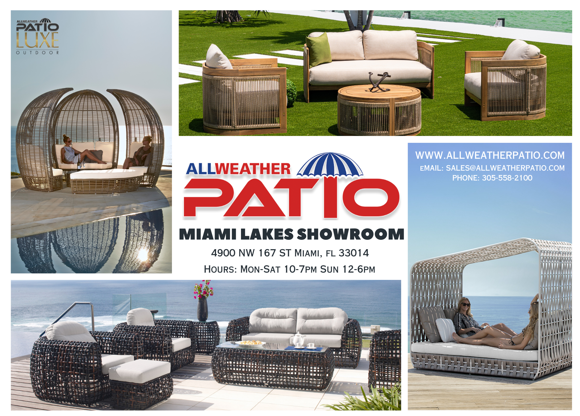 Allweatherpatio Outdoor Furniture Store Facebook ad from Nov 14, 2025
