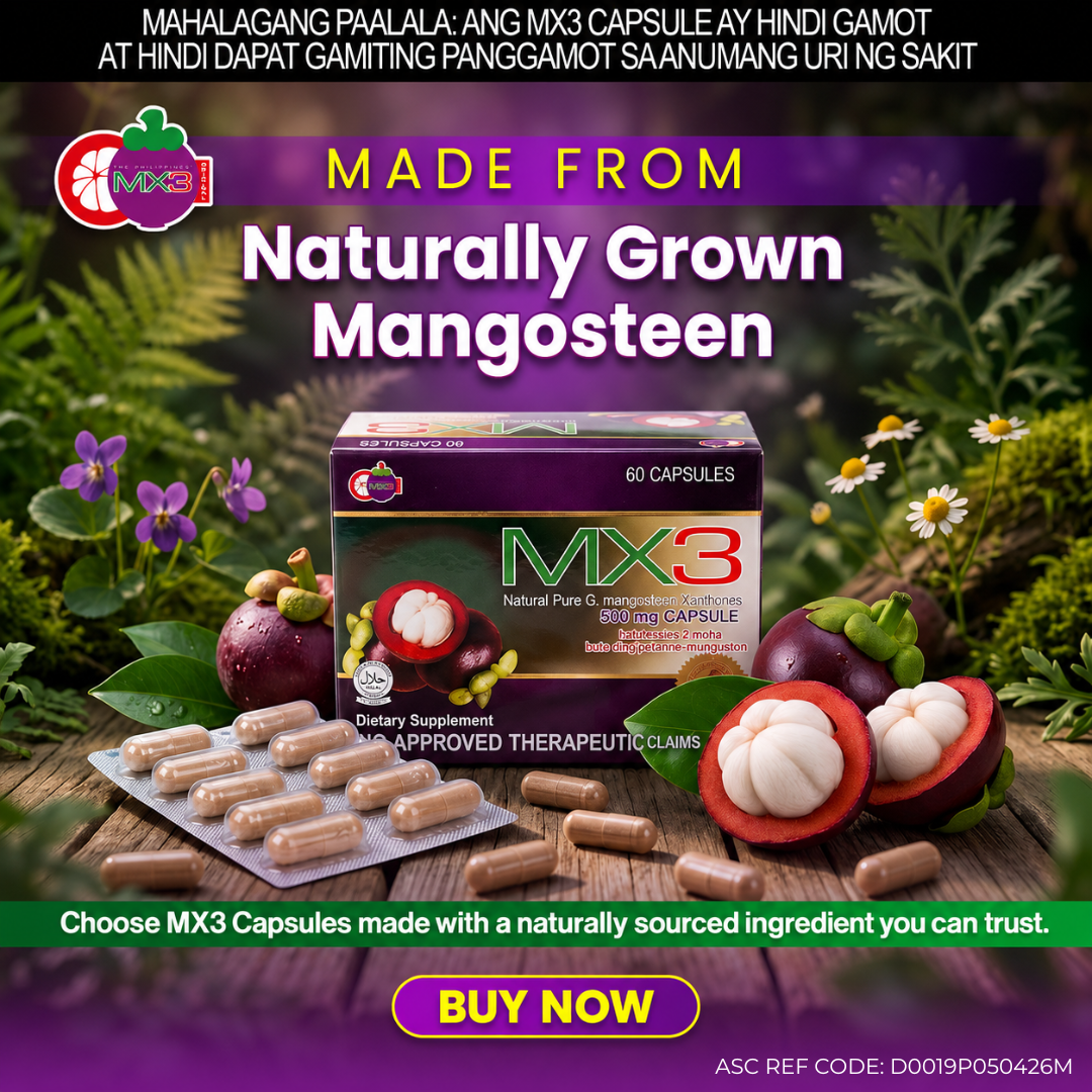 MX3 Natural Supplements Facebook ad