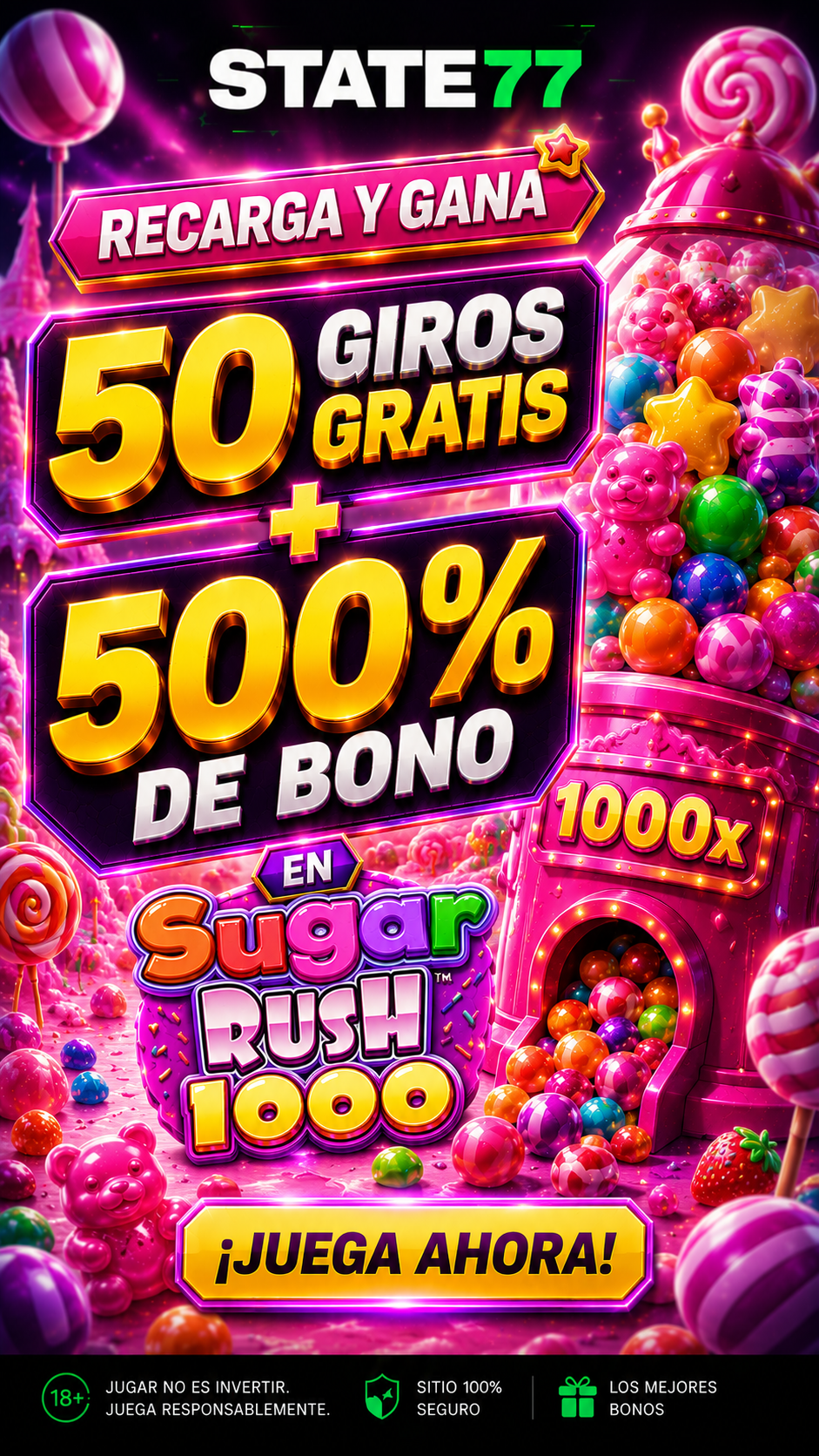 State77 Chile Facebook ad from Jun 29, 2026