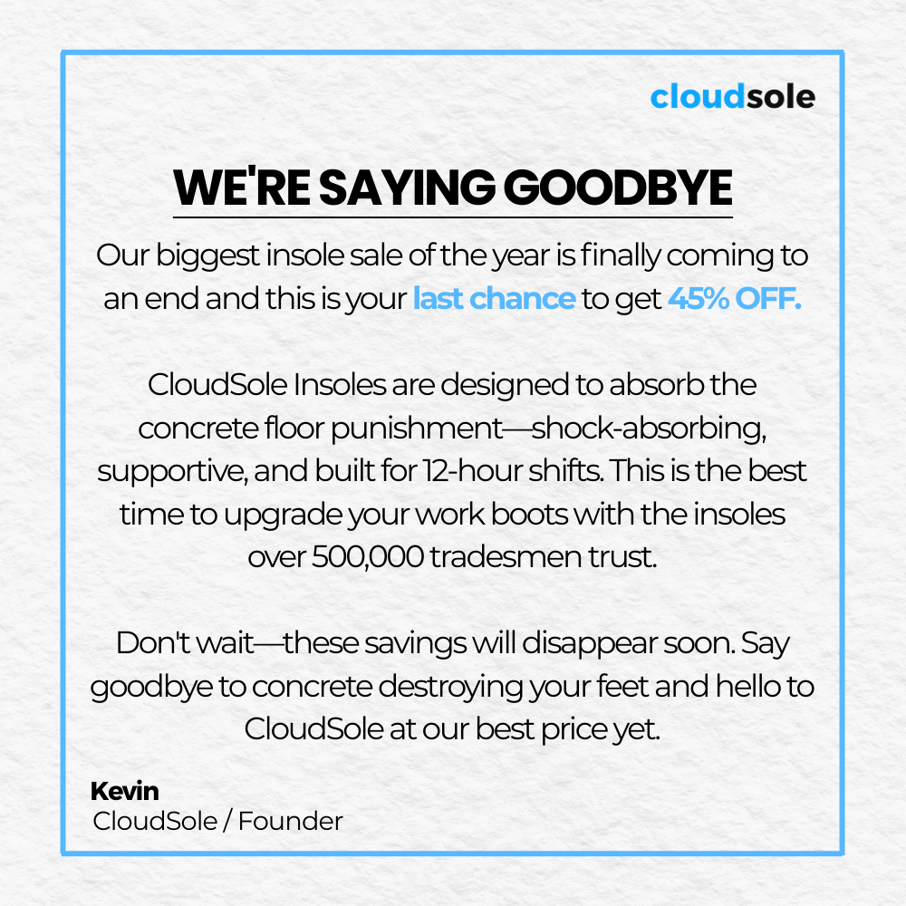 CloudSole Facebook ad