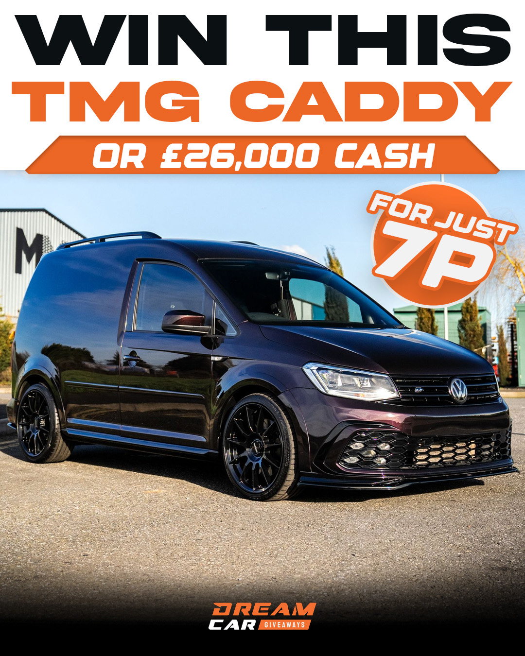 Dream Car Giveaways Facebook ad