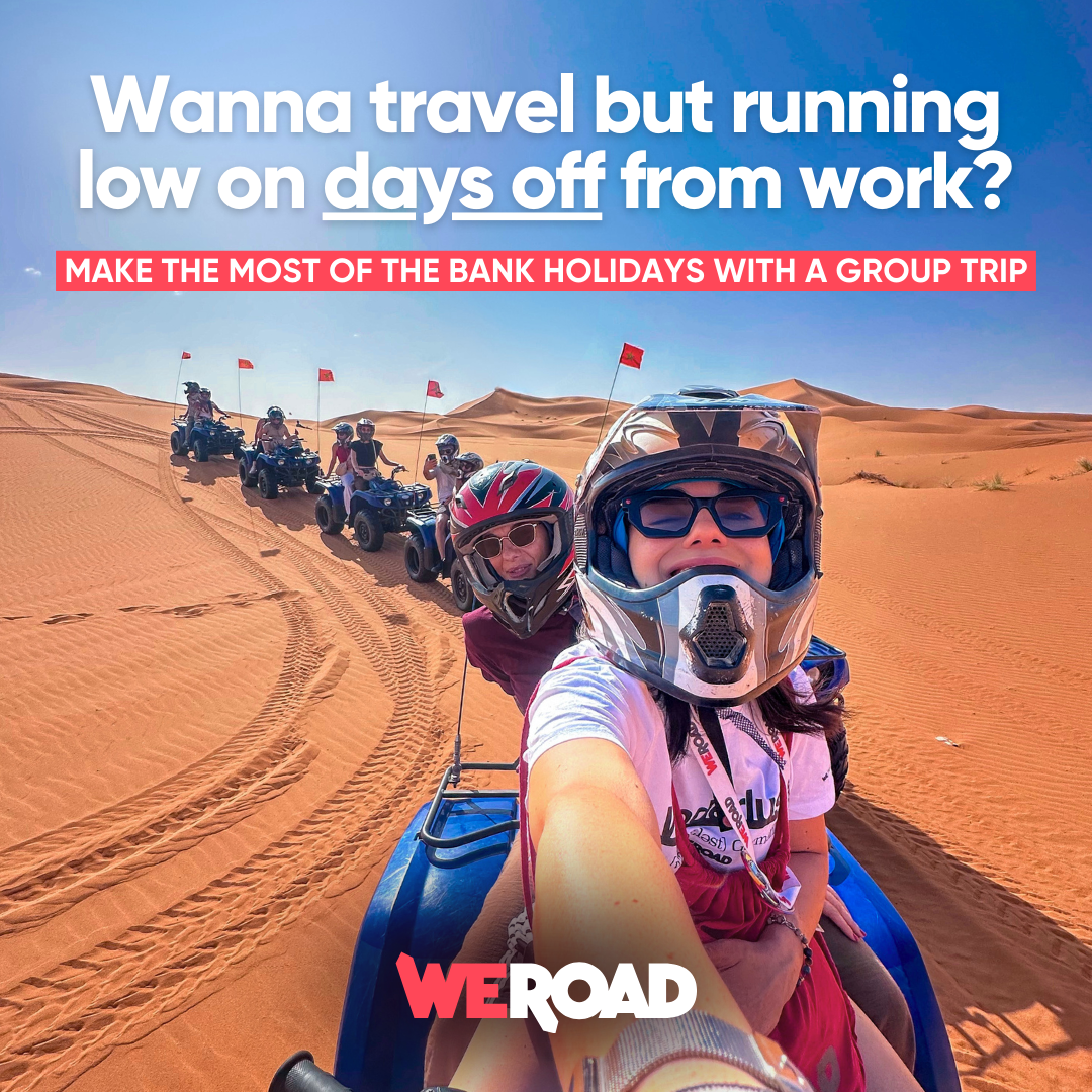 WeRoad Travel Facebook ad