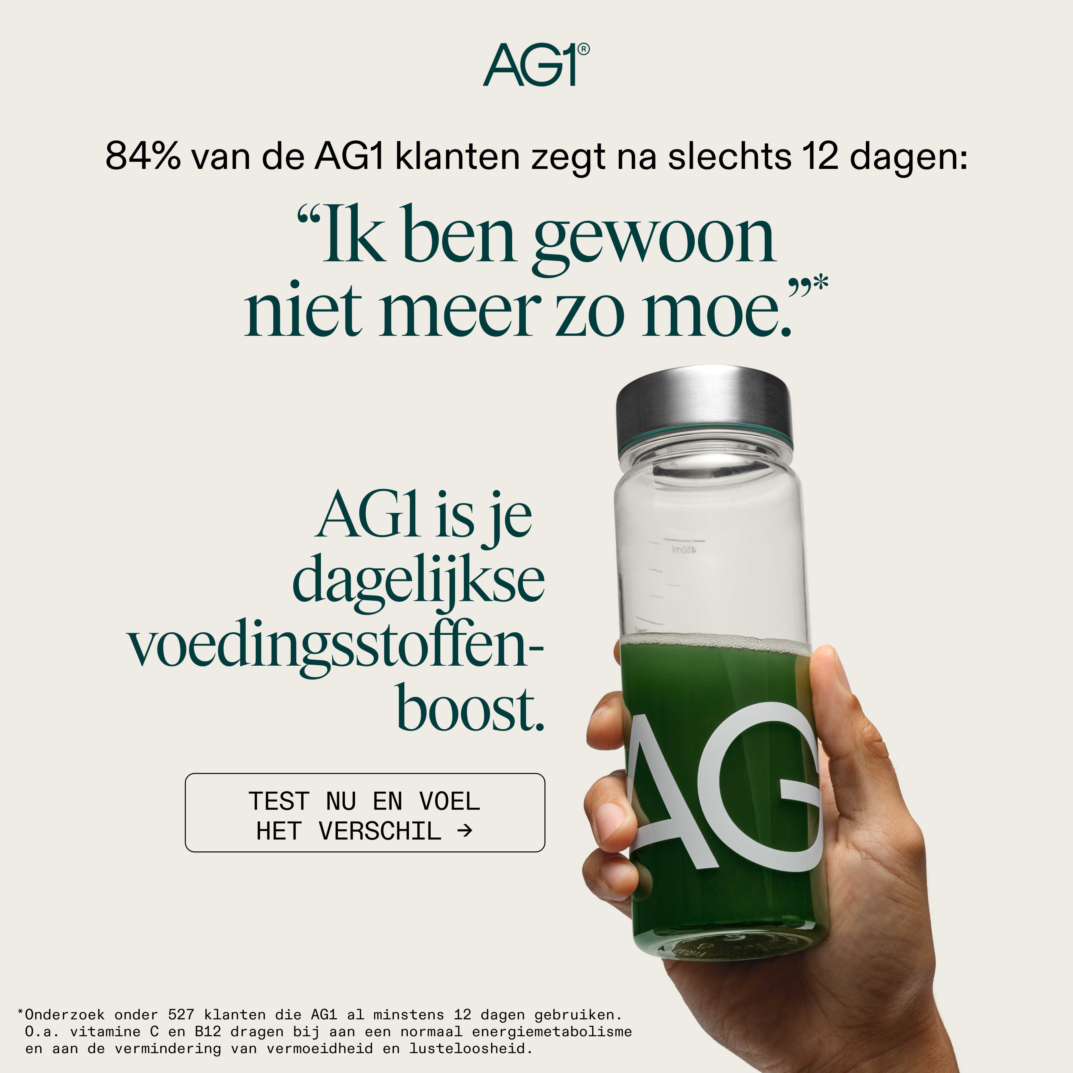 AG1 by Athletic Greens Facebook ad