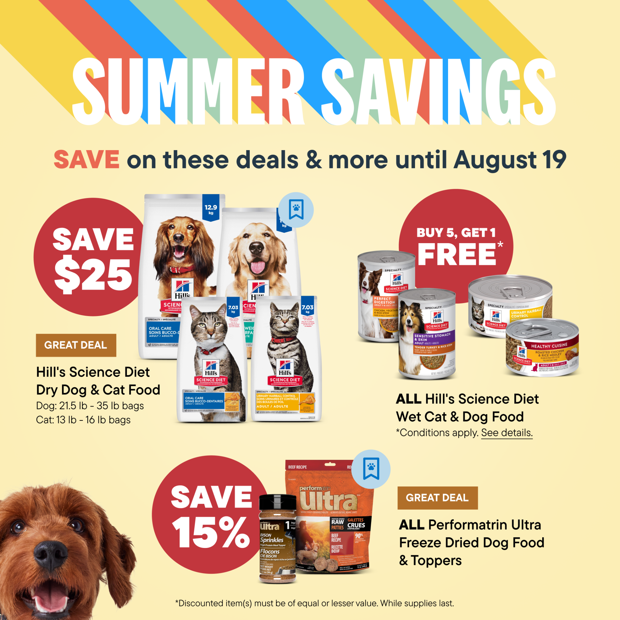Bosley's by Pet Valu Facebook ad