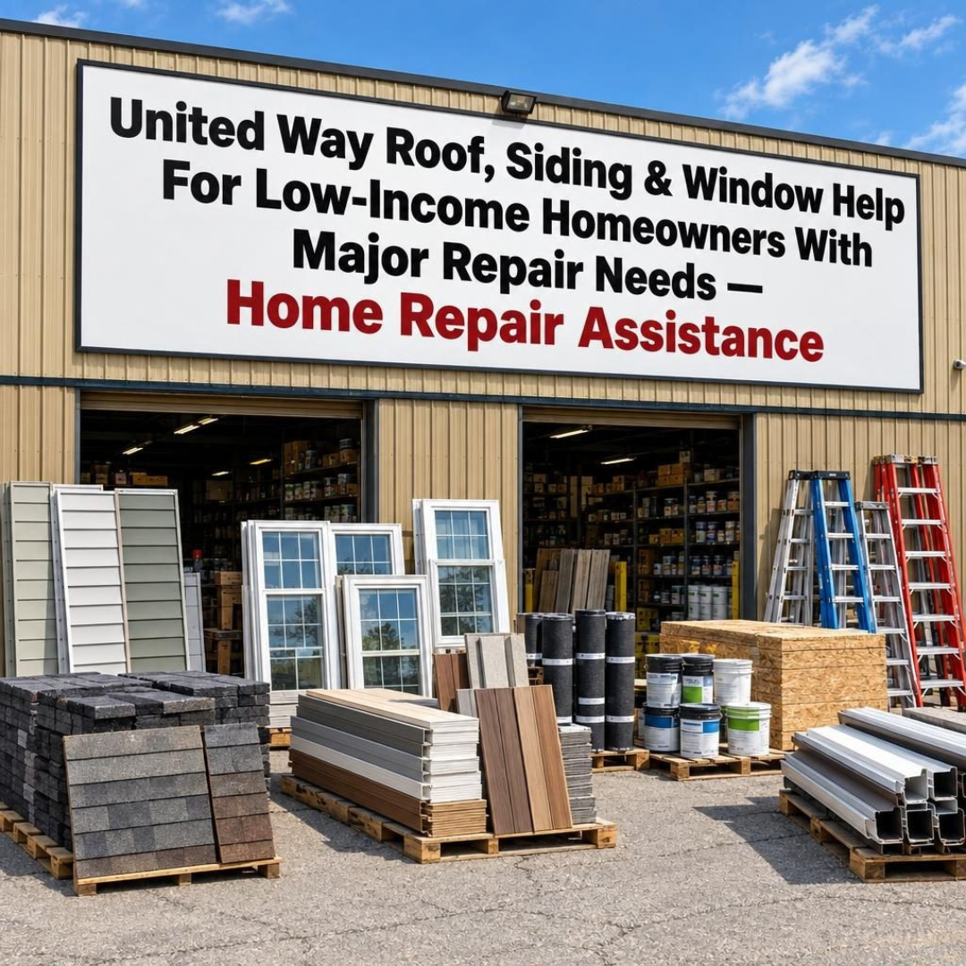Career Momentum Facebook ad: United Way Roof, Siding & Window Help For Low-Income…