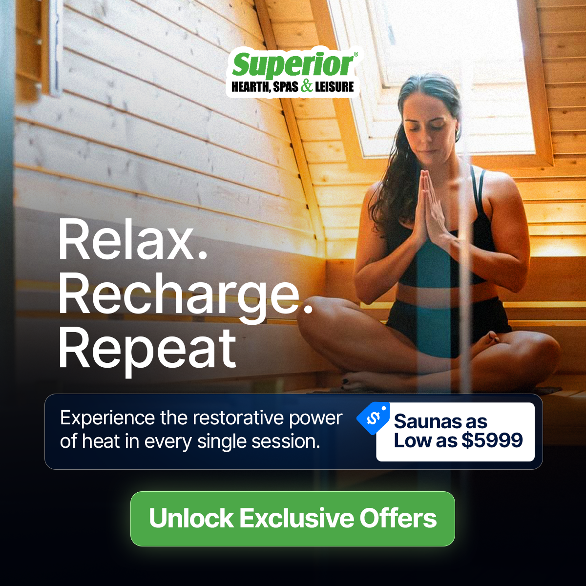 Superior Hearth, Spas & Leisure Facebook ad