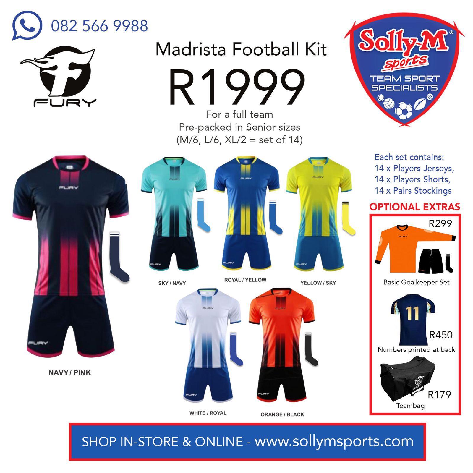 Solly M Sports Facebook ad: Take the field in style and confidence with…
