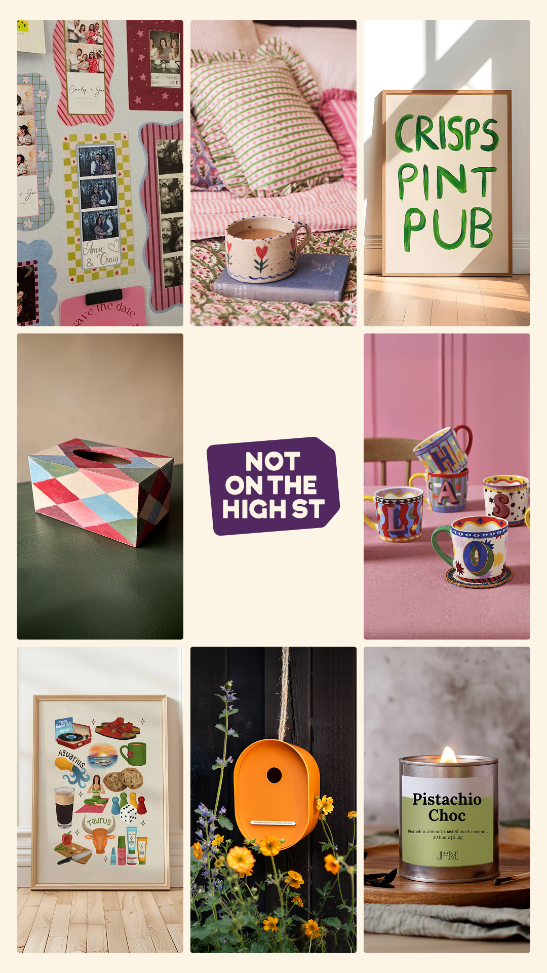 notonthehighstreet Facebook ad