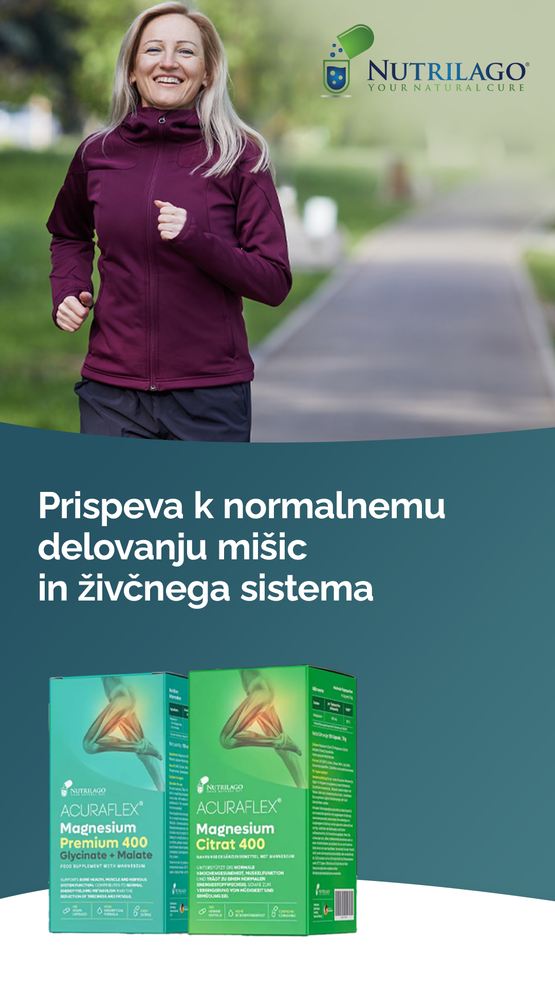 Nutrilago Slovenija Facebook ad