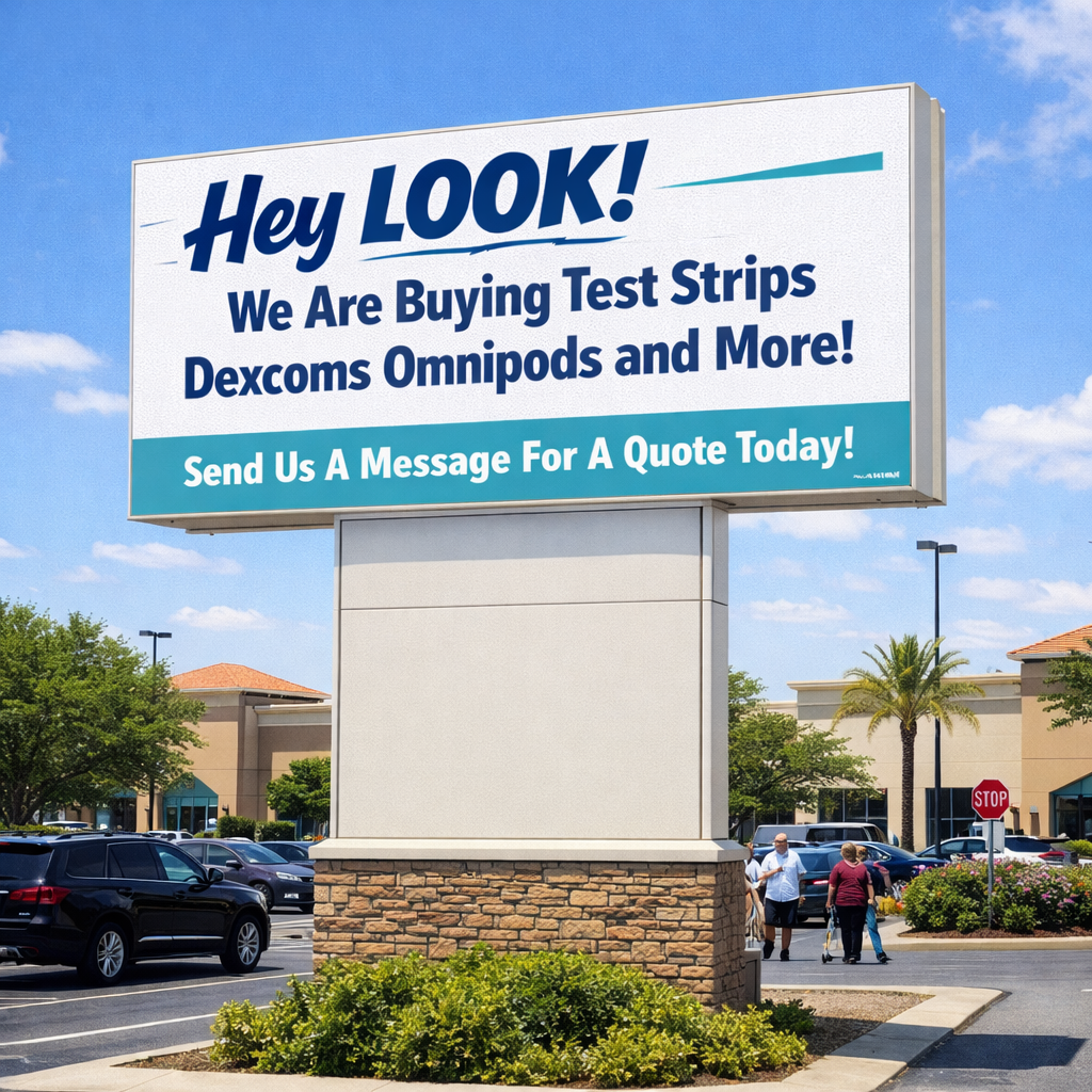 DiaFlip Facebook ad: Sell Your Diabetic Supplies Today!