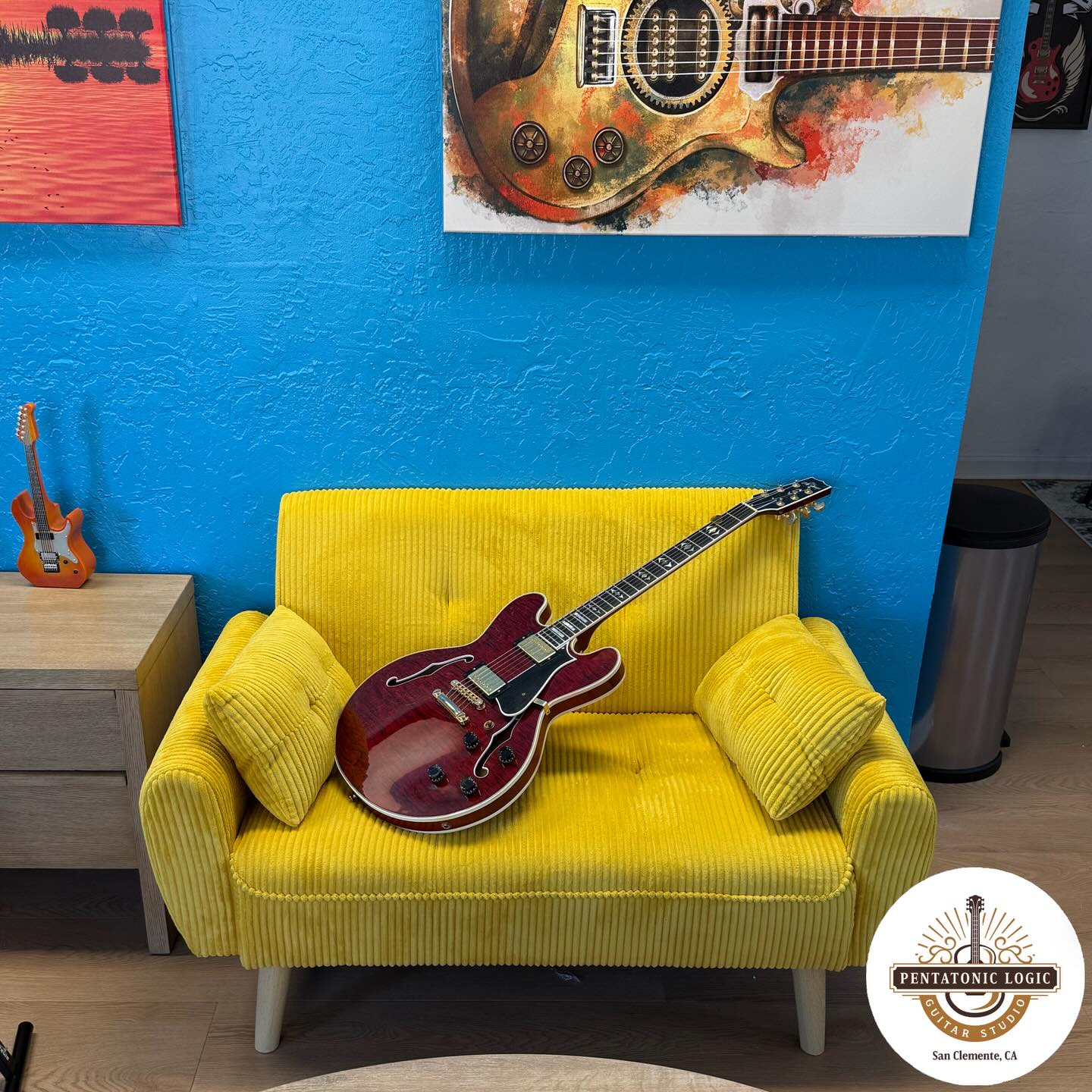 pentatoniclogic Facebook ad: Most people do not quit guitar because they…