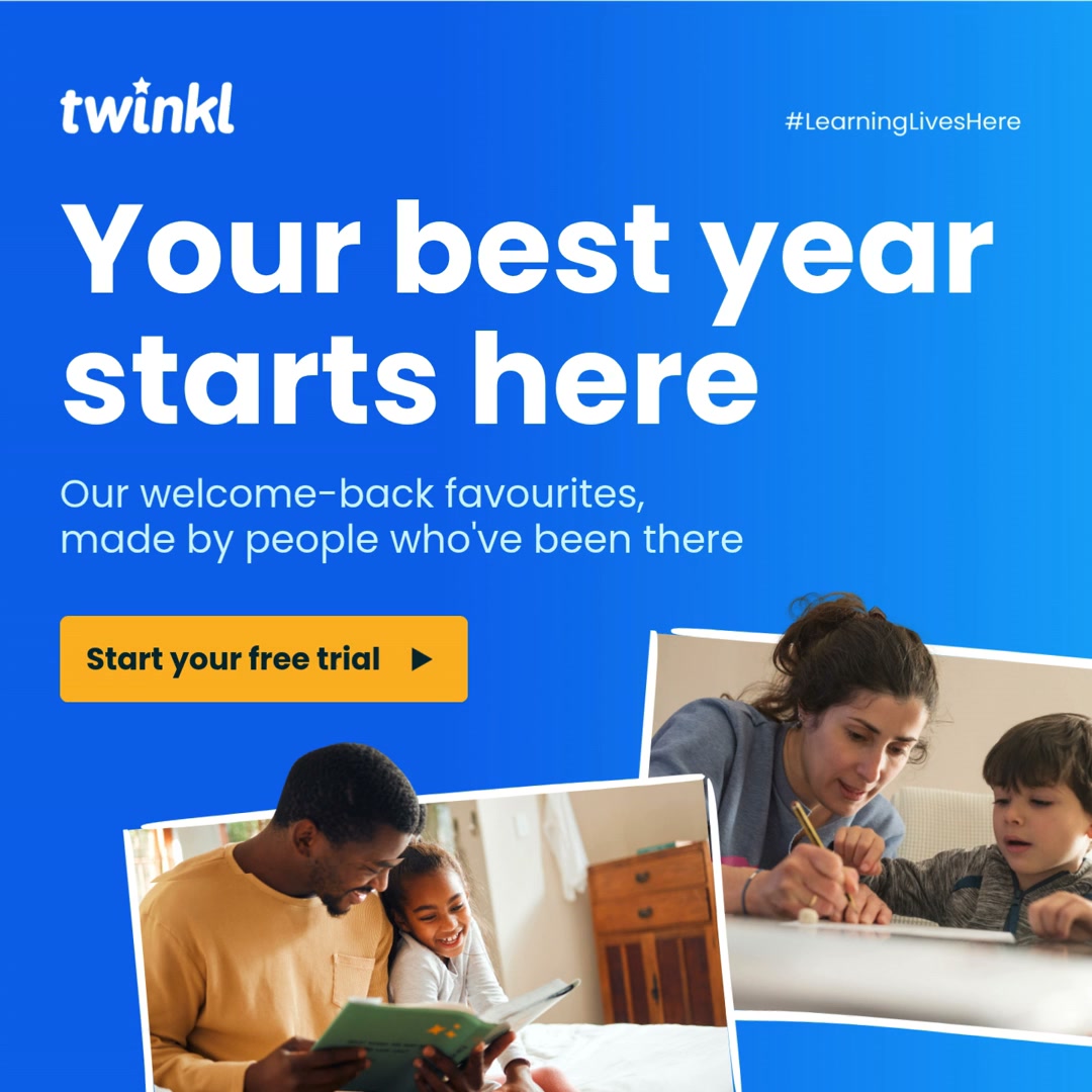 Twinkl Resources Facebook ad: Make Back to School a breeze!