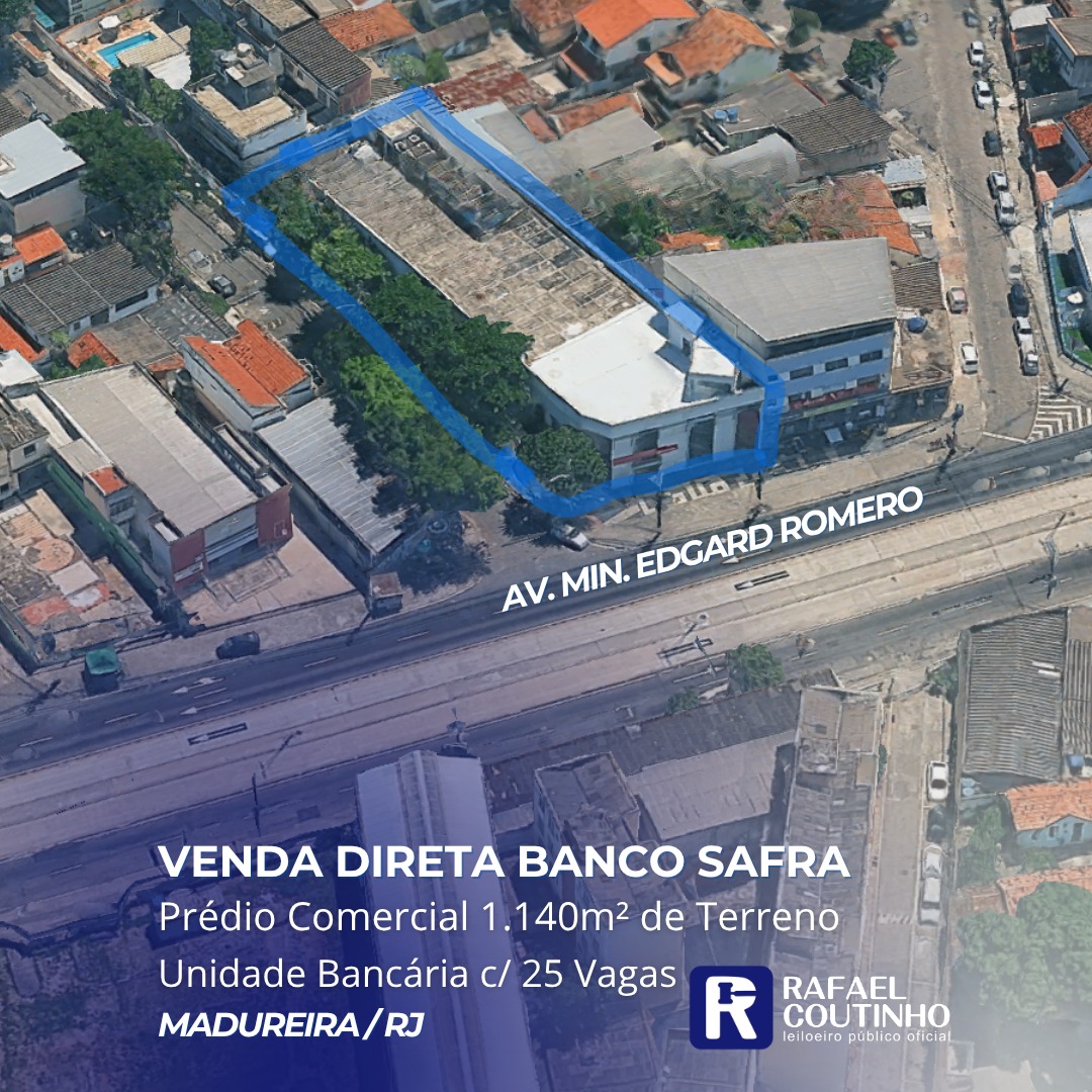 Rafael Coutinho - Leiloeiro Público Facebook ad: Venda Direta Banco Safra: Unidade Bancária com 1.140m²…